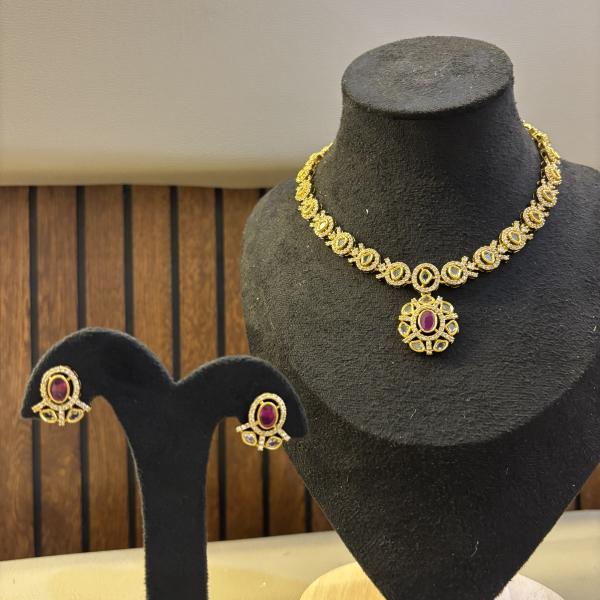Premium AD Stone Necklace