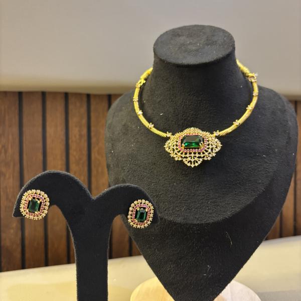 AD Stone Necklace